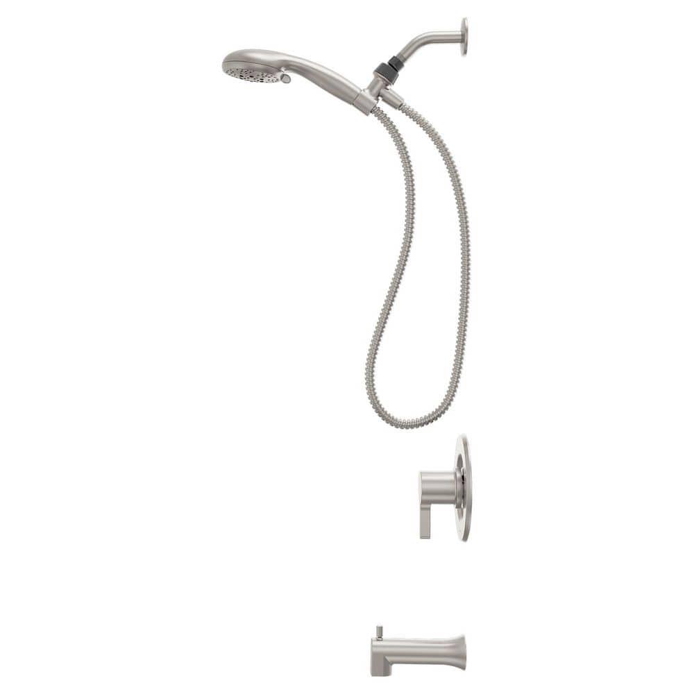 Beric Tub & Shower Faucet with Handheld Showerhead, Valve Included