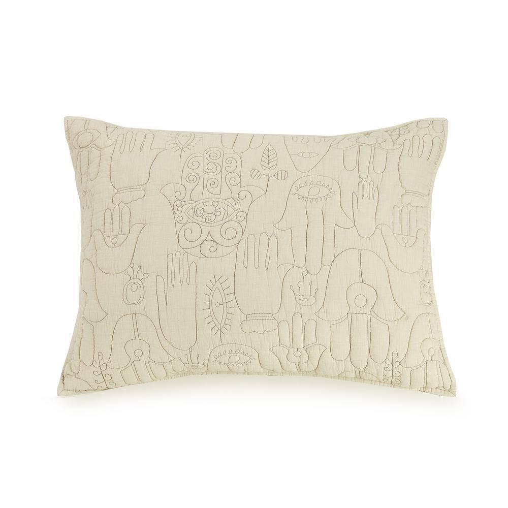 Jungalow Hamsa 3-Piece Embroidered Quilt Set