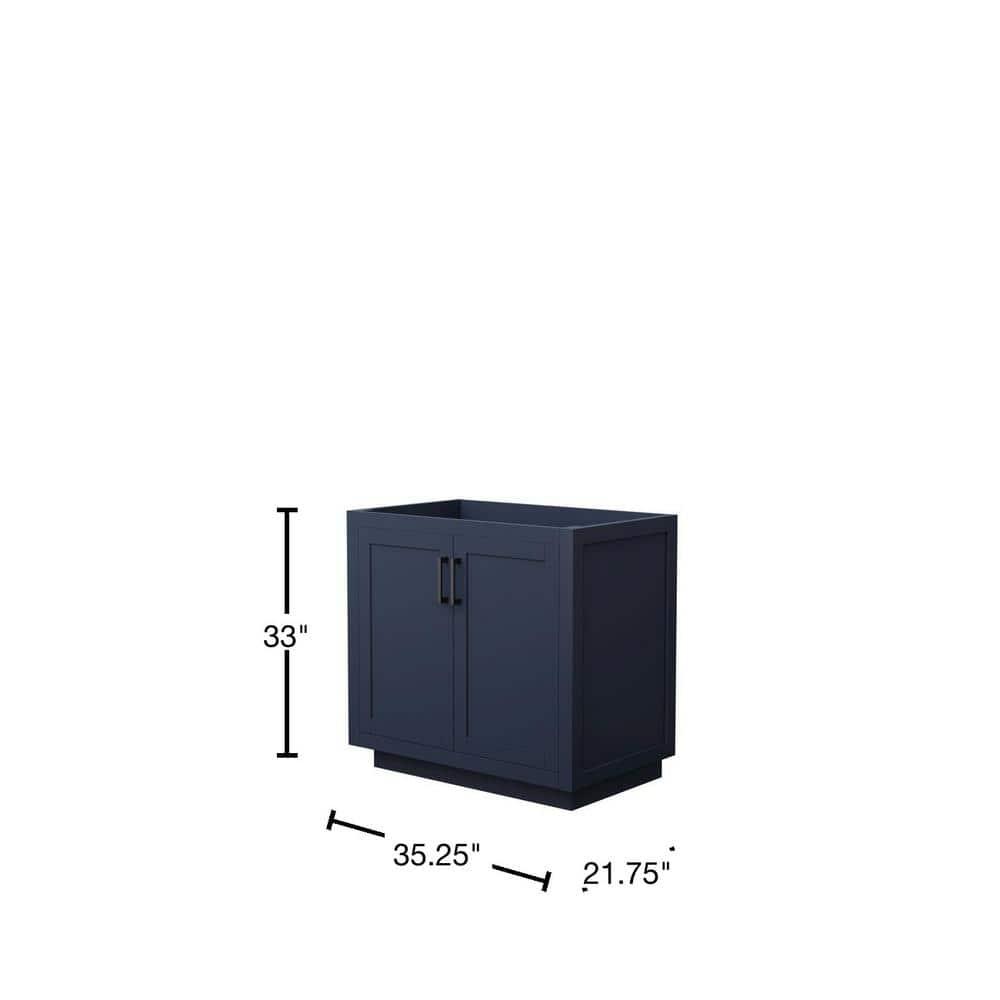 Miranda 35.25" Freestanding Single Bathroom Vanity Base Only