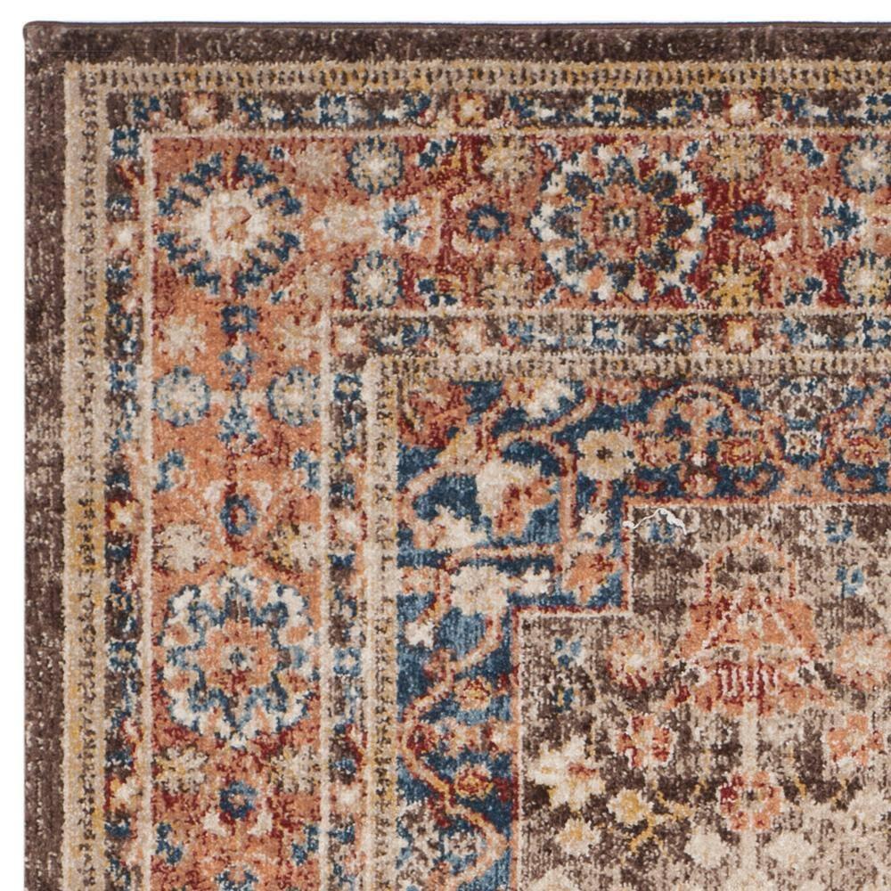 Bijar BIJ652 Power Loomed Indoor Area Rug - Brown/Rust - 5'3"x7'6" - Safavieh