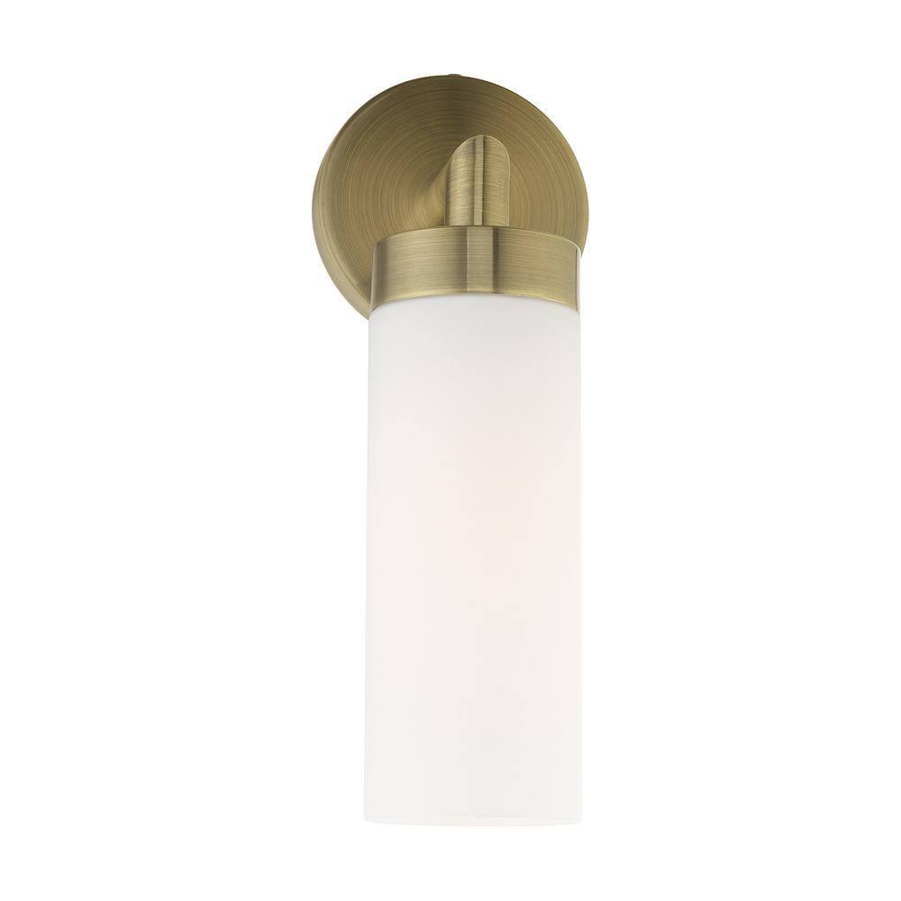 Livex Lighting Aero 1 - Light Sconce in  Antique Brass