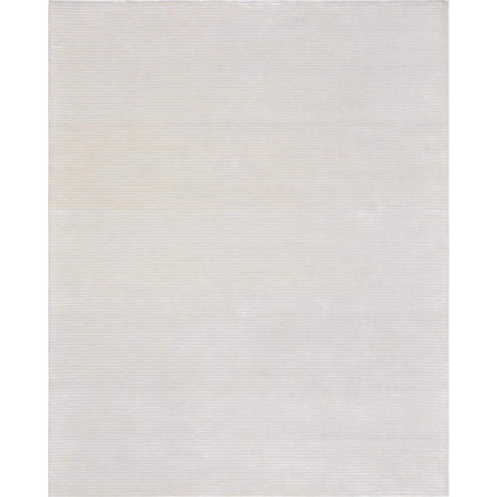 Edgy Hand Tufted Viscose Striped Rug