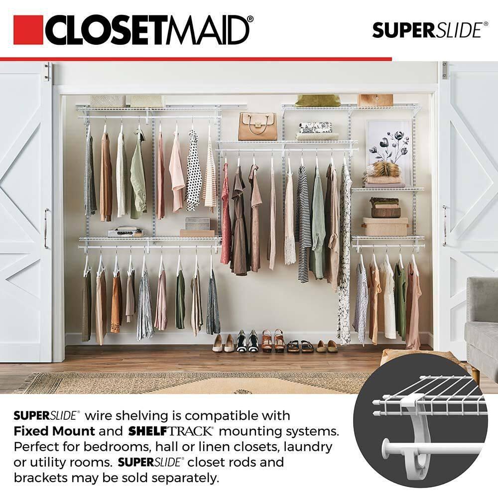 ClosetMaid ShelfTrack Wire Shelving Bracket