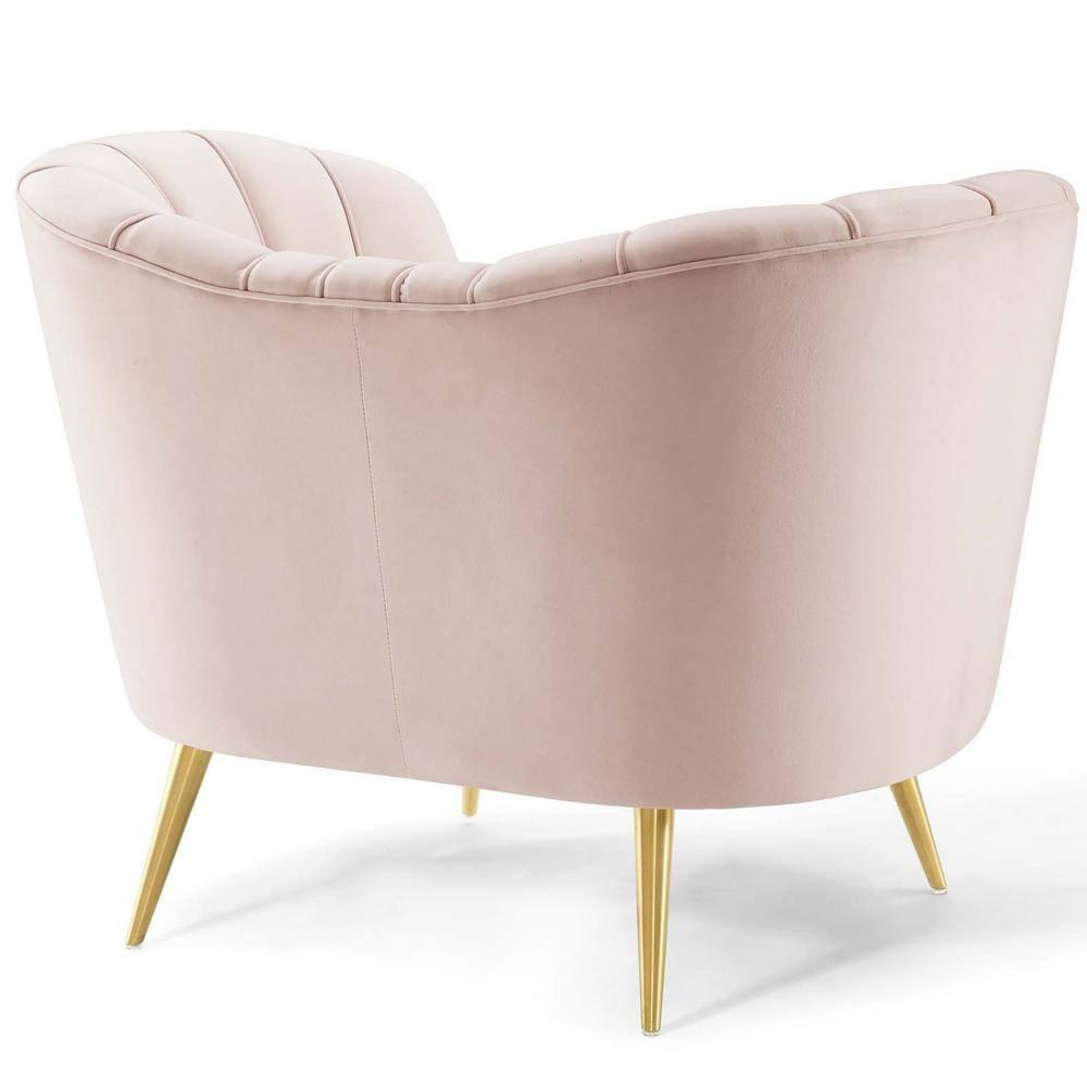 Opportunity Performance Velvet ArmchairPink