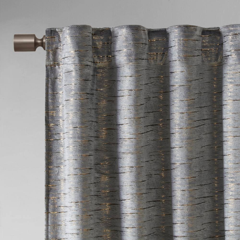 510 Design Colt Room Darkening Poly Velvet Rod Pocket/Back Tab Curtain Panel Pair & Reviews | Wayfair