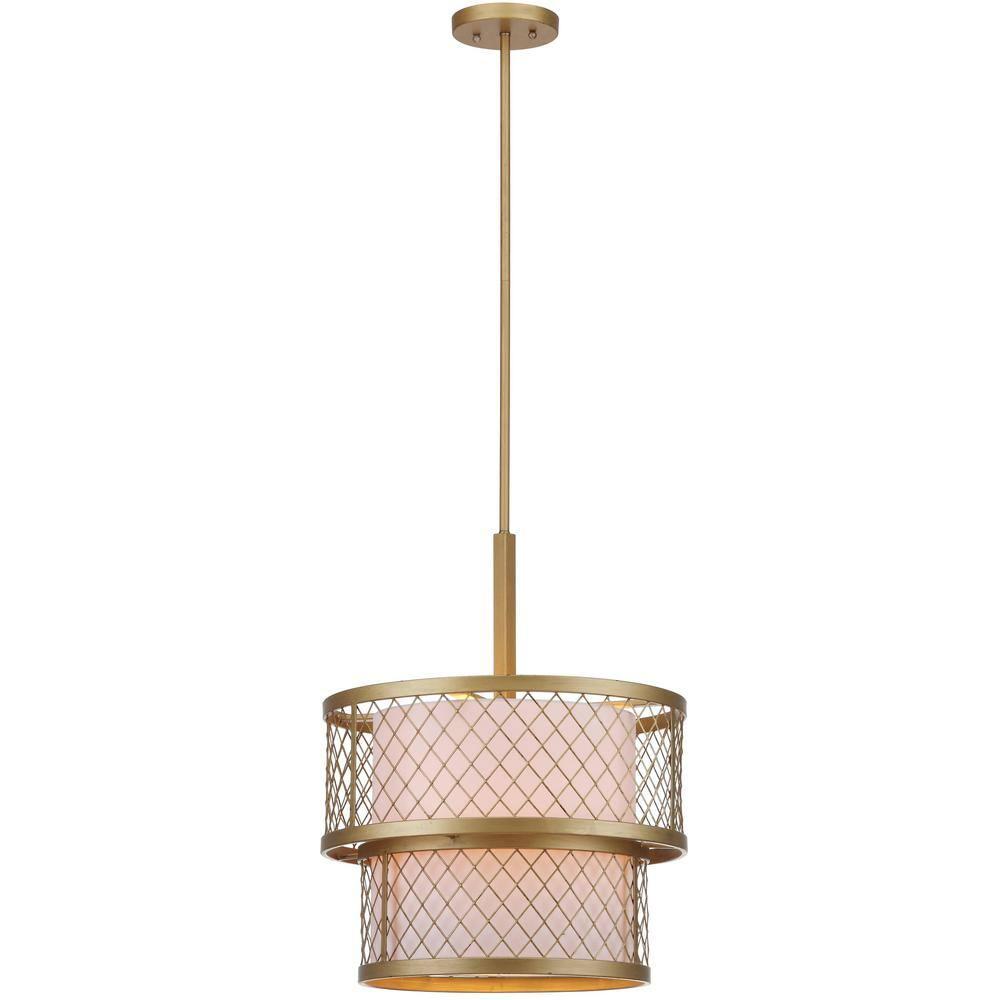 Evie Mesh Pendant Light - LIT4200 - Gold - Safavieh