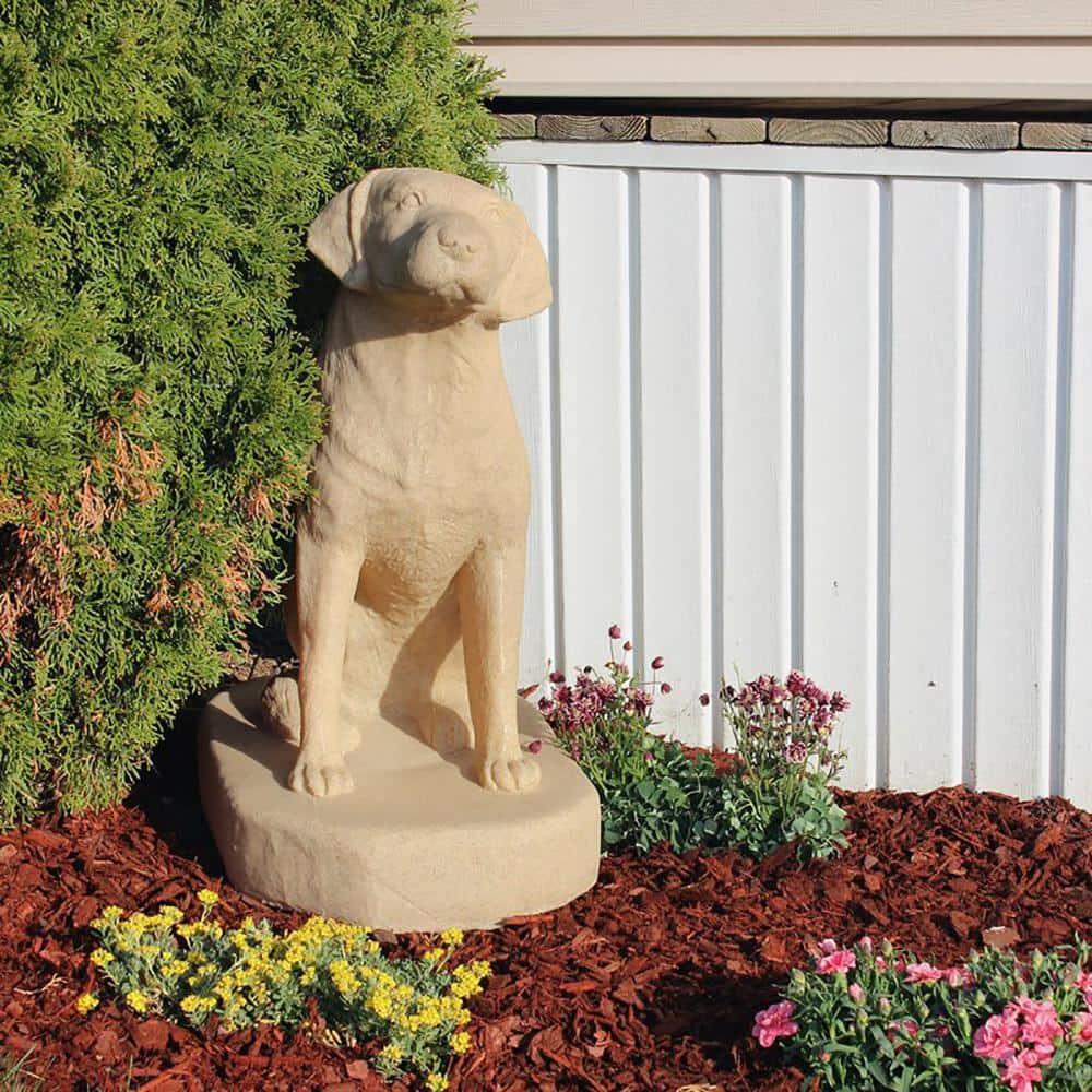 Rosalind Wheeler Etta Dog Plastic Garden Statue
