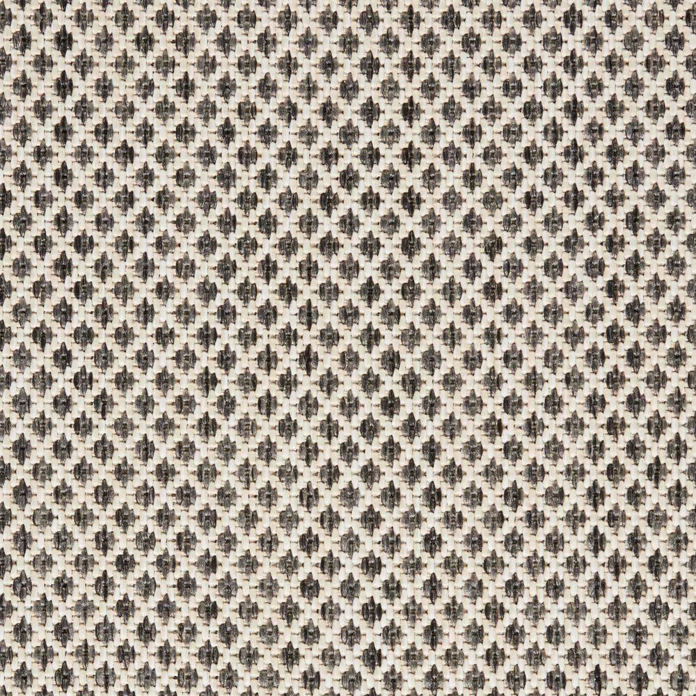 Beachcrest Home™ Rectangle Hartigan Geometric Machine Tufted Polypropylene Plastic Indoor / Outdoor Area Rug in Gray