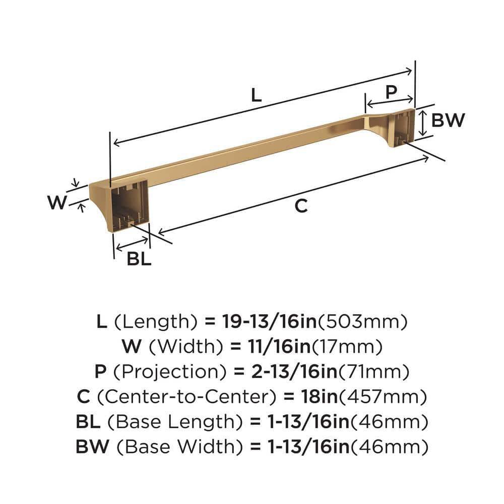 Mulholland 19.81" Wall Mounted Towel Bar