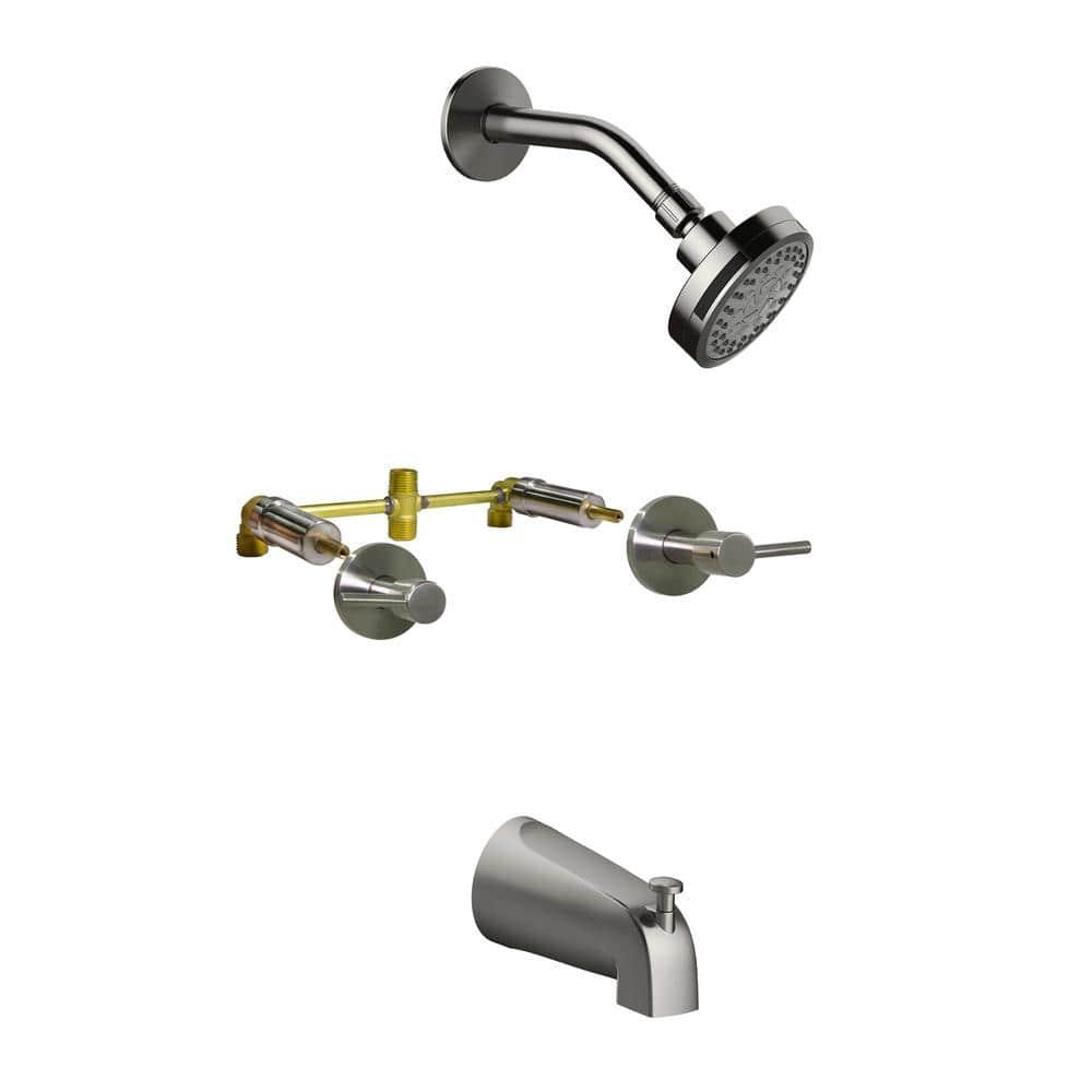 Eastport II Two-Handle Tub and Shower Faucet