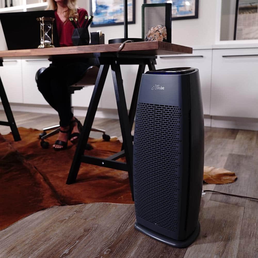 Hunter Fan HP600 Tall Tower Air Purifier, Black