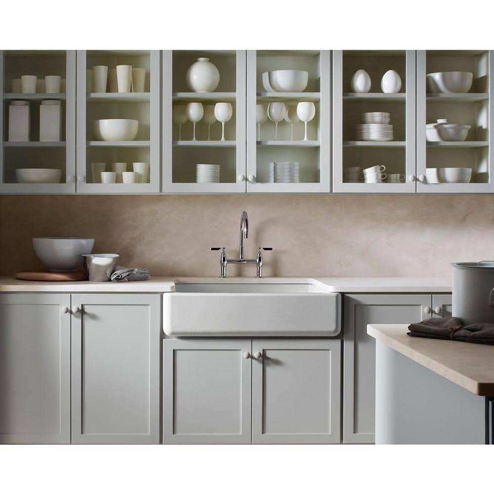 Whitehaven® Self-Trimming 36" L x 22" W Farmhouse Kitchen Sink