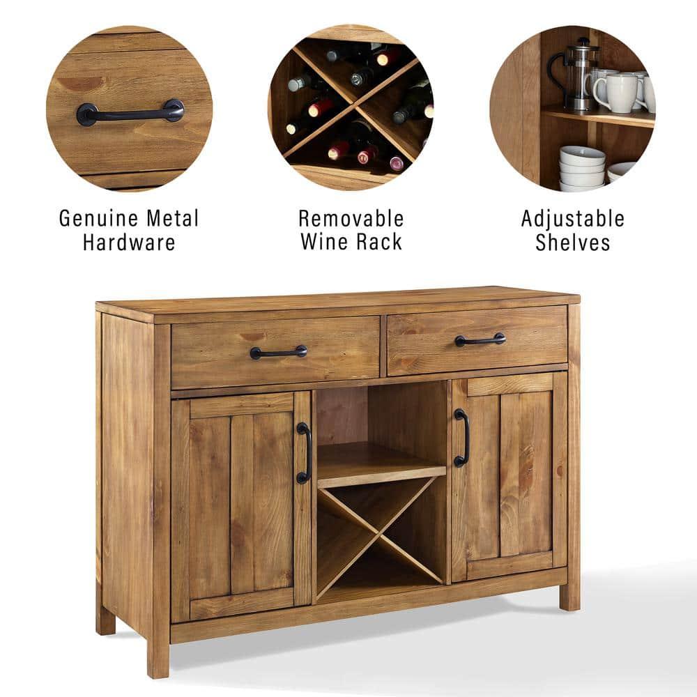 Roots Buffet - Natural - Crosley