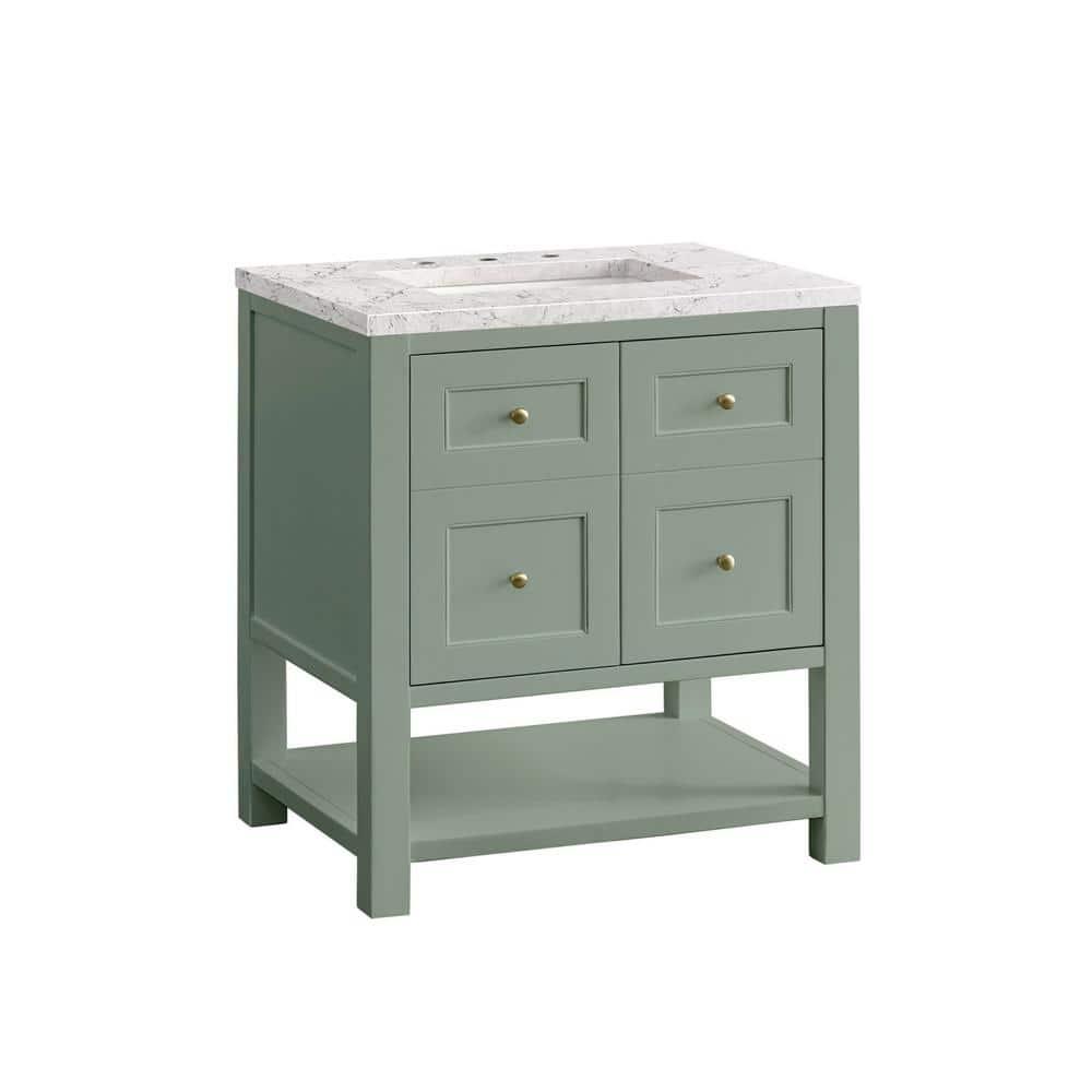 James Martin Vanities Breckenridge 30'' Single Bathroom Vanity with Top