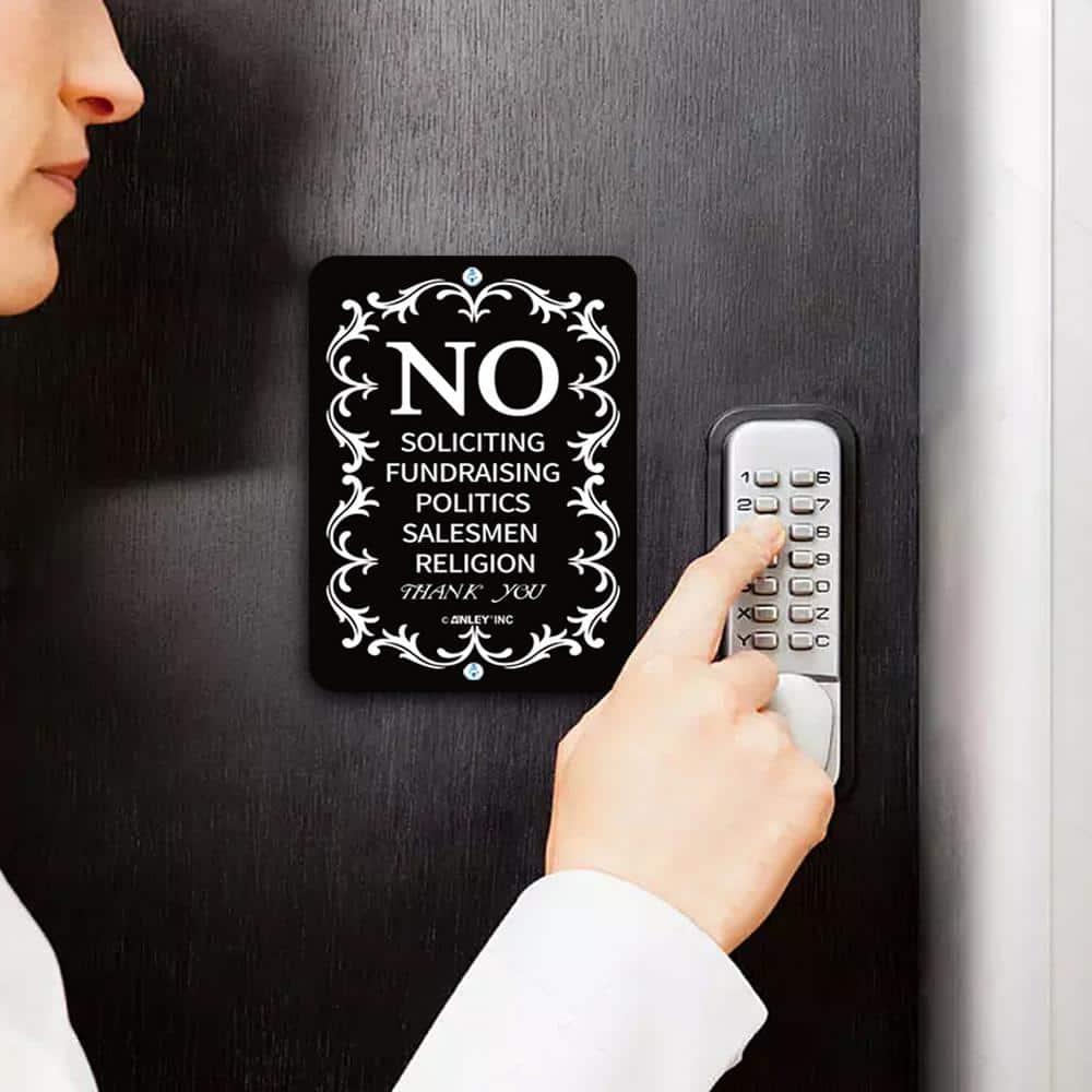 Inbox Zero No Soliciting for Home and Business, do Not Ring the Bell Sign