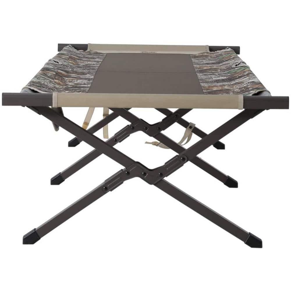 TIMBER RIDGE Folding Camping Cot for Adults,Outdoor Bed Camp Cots for Sleeping with Carry Bag，Foldable XL Hunting for Camping, Hiking, Camouflage，Home, Travel, Support up to 300lbs, Camo