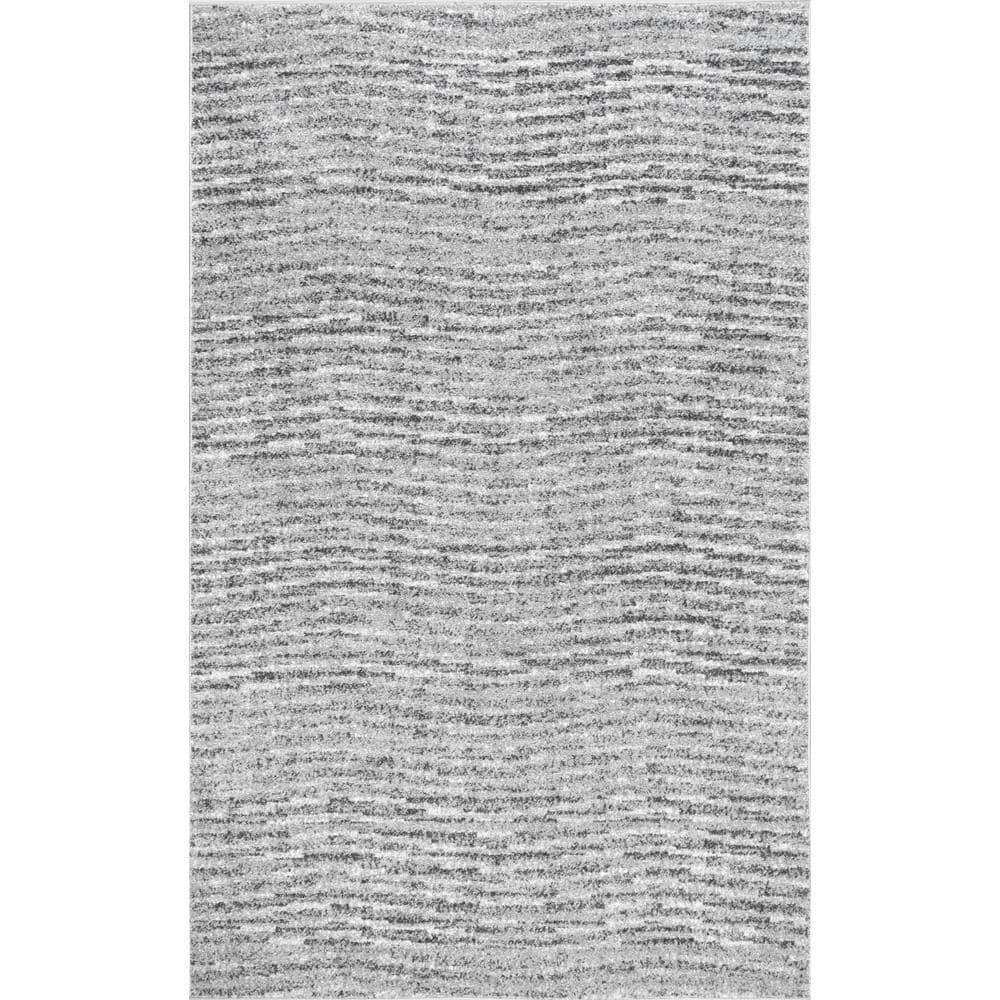 nuLOOM Ripple Contemporary Sherill Accent Rug, 3' x 5', Gray