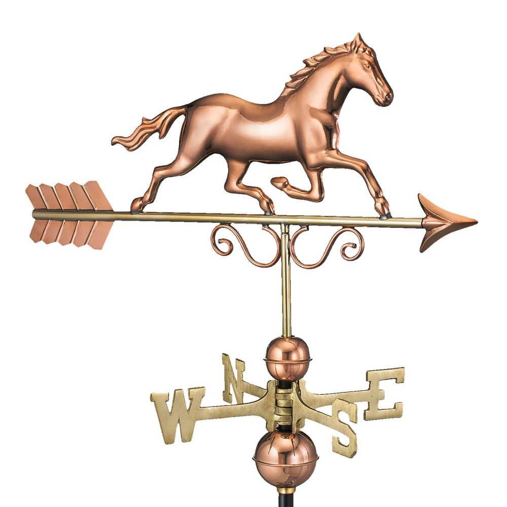 Galloping Horse Copper Weathervane