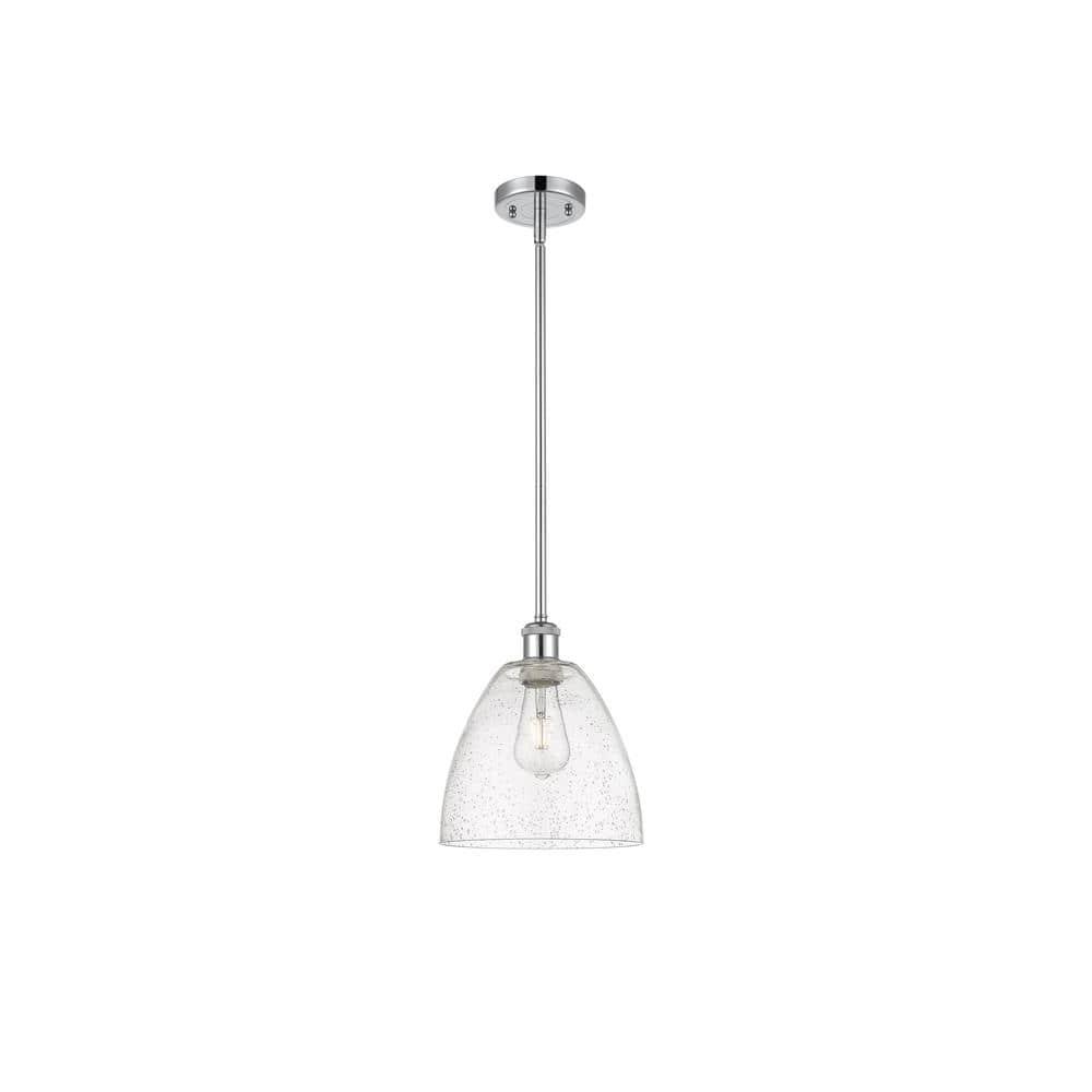Innovations Lighting Bristol Glass 1 - Light Pendant in  Polished Chrome