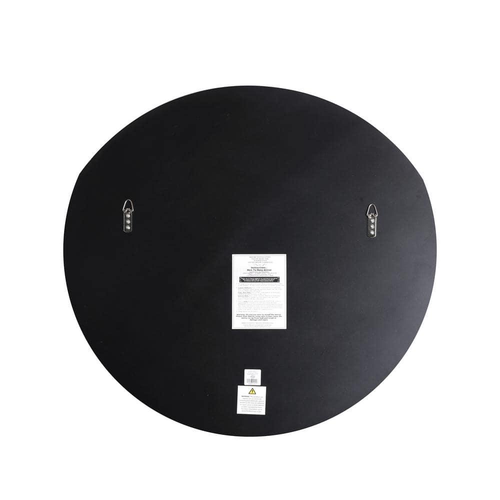 31.5" Sunburst Round Frameless High-Definition Decorative Mirror
