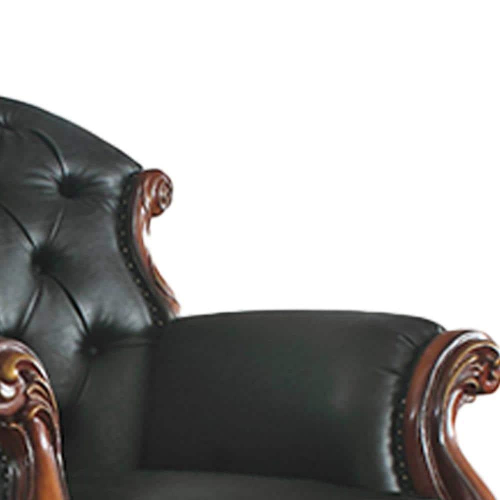 Dresden Faux Leather Armchair