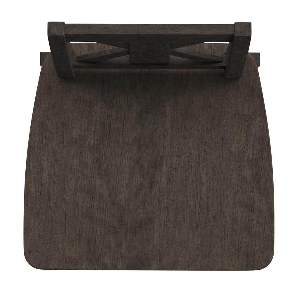 Taylor & Logan Bakersville Modern Farmhouse Wooden Swivel Bar and Counter Stool