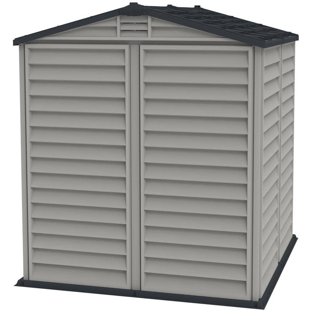 Duramax Building Products Storemate Plus 6 ft. 3 in. W x 6 ft. 3 in. D Plastic Storage Shed