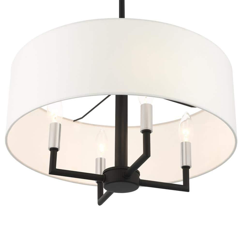 Livex Lighting Meridian 4 - Light Pendant in  Black