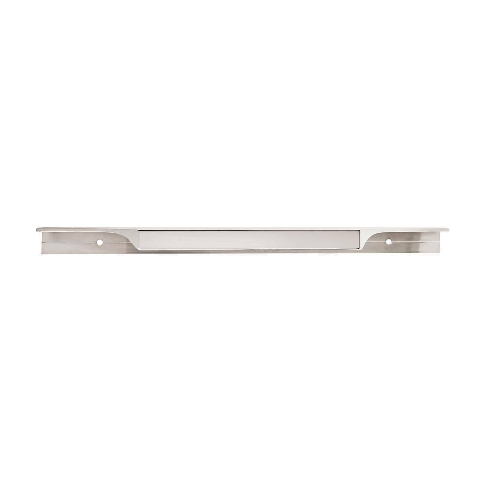 Extent 8-9/16 in. (217mm) Modern Polished Chrome Cabinet Edge Pull