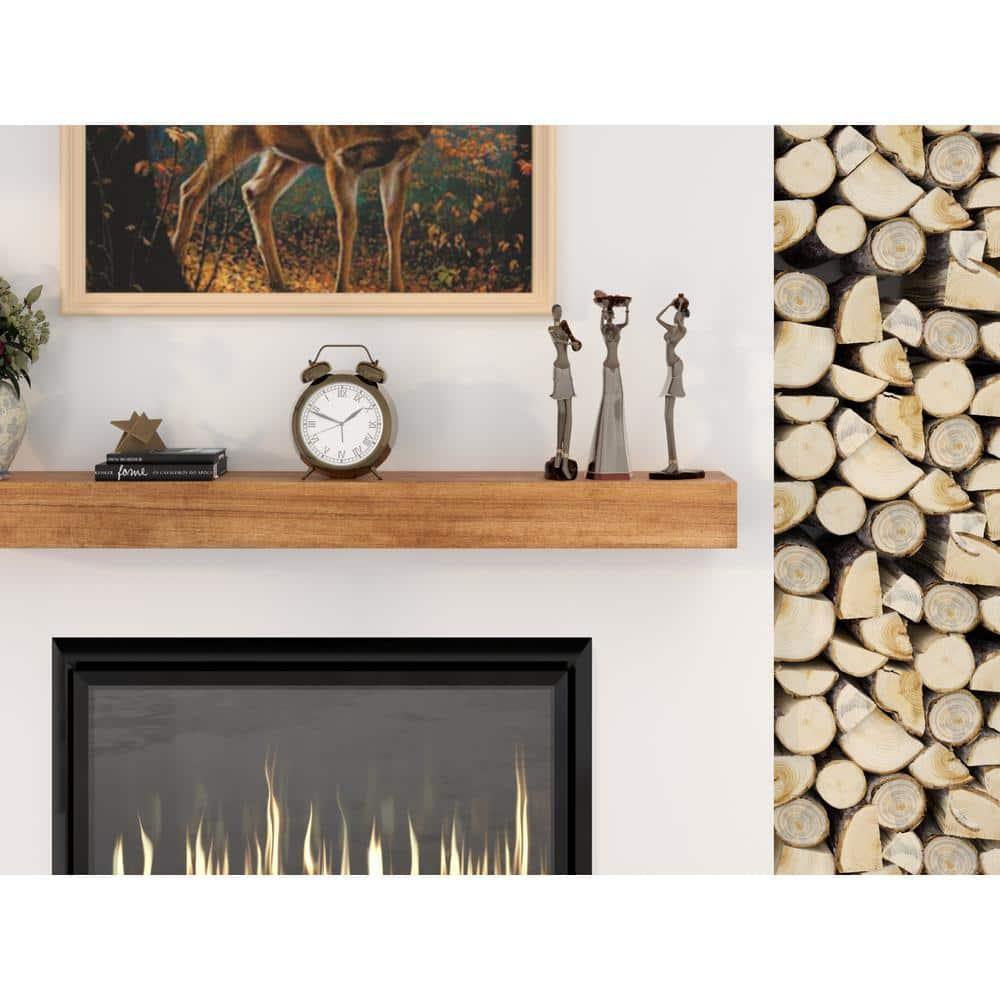 Dogberry Collections Modern Farmhouse Fireplace Shelf Mantel