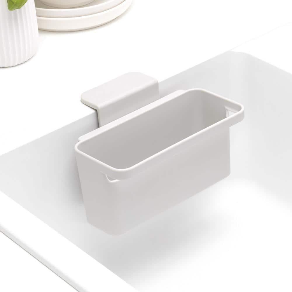 Sinkside In-Sink (Light Gray) Plastic Organizer (with Suction Cups)