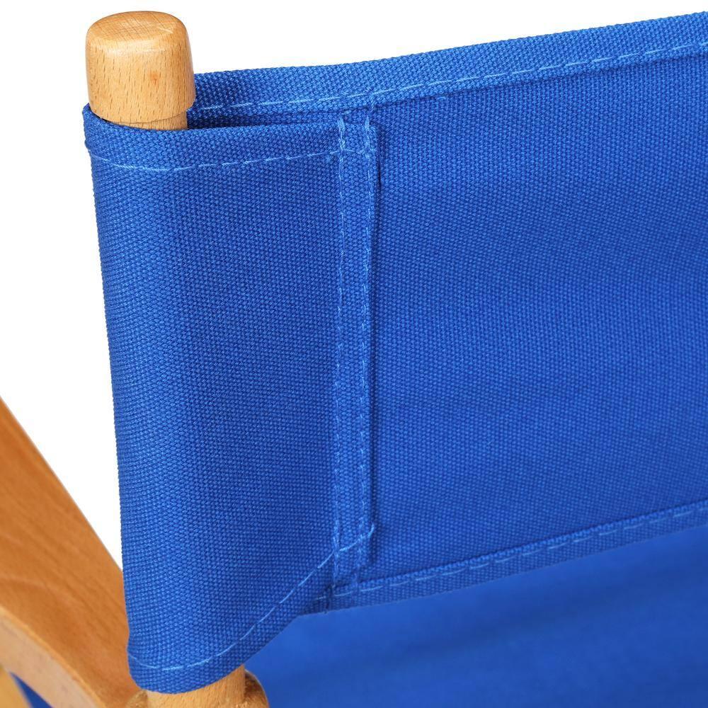 Casual Home Director Chair Canvas, 18.5"W x 16"D, Royal Blue,021-13