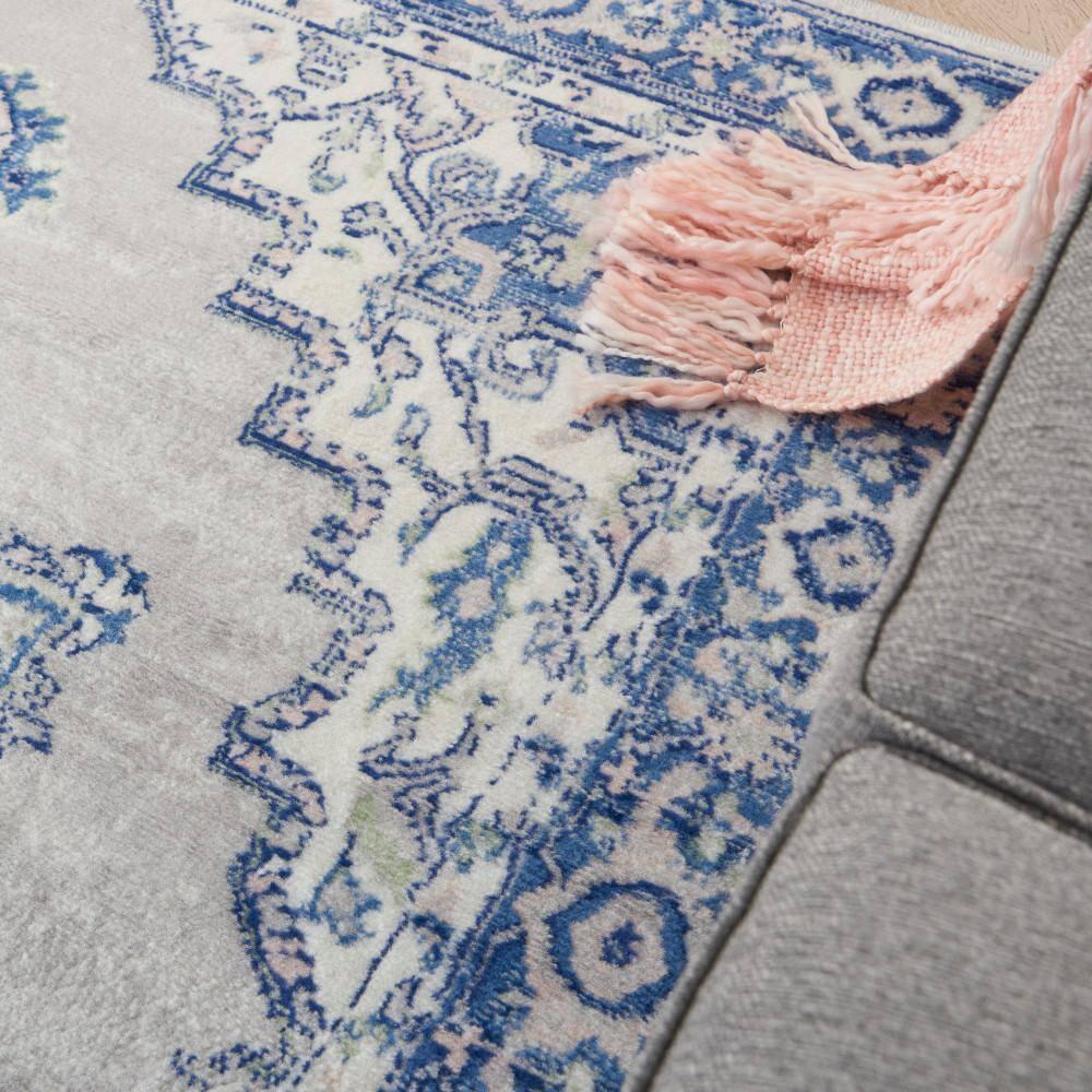 Nourison Whimsicle WHS03 Indoor only Area Rug - Grey Blue 3' x 5'