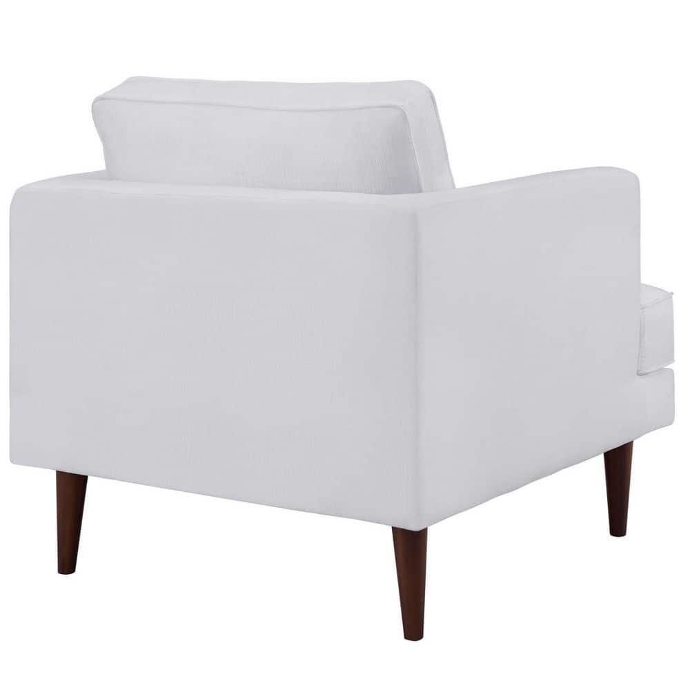 Modway Agile Upholstered Fabric Armchair - White