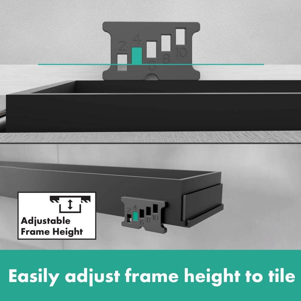 Rain Match Trim Classic 59 1/8" Linear Grid Shower Drain
