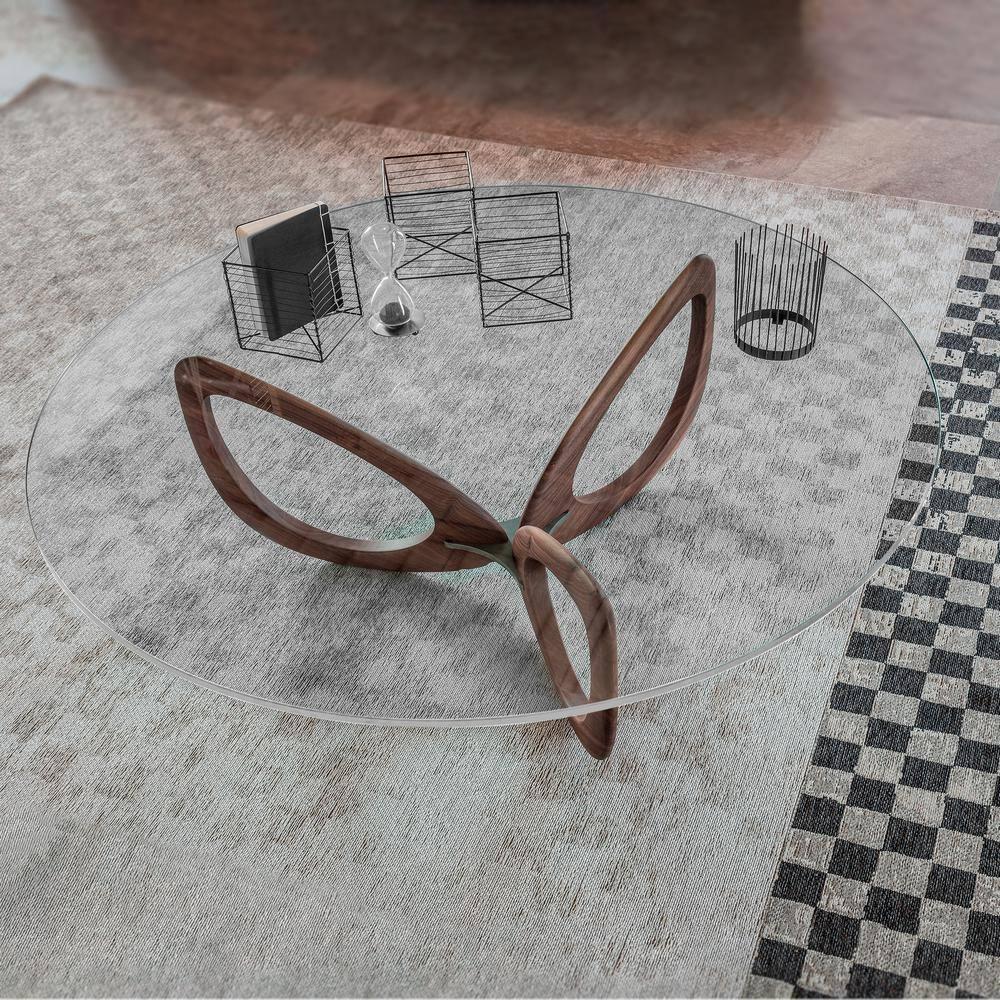 47" inch Diameter 1/4" Clear Plexiglass Sheet, Round Cake Disc, Lucite Circle Flat Edge Plexiglass Table Top by Fab Glass and Mirror