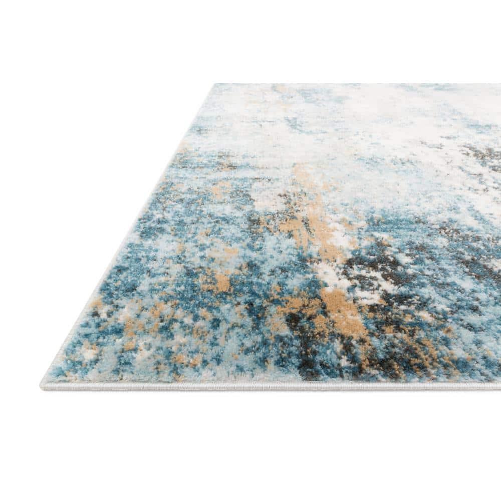 Loloi II Alchemy Abstract Denim / Ivory Area Rug