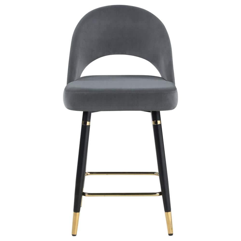 Antionette Arched Back Upholstered Counter Height Stools (Set Of 2)