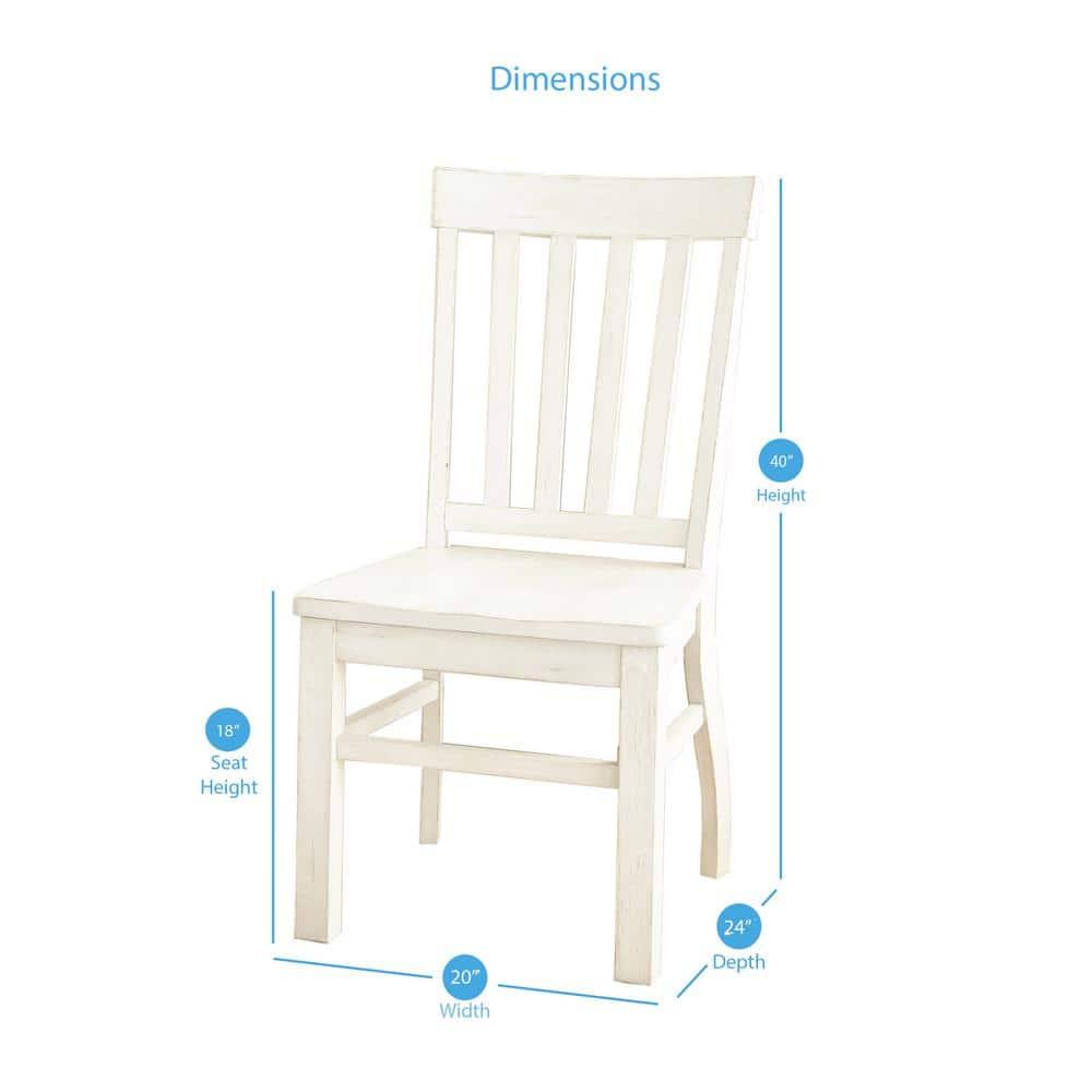Steve Silver Cayla White Side Chair - set of 2