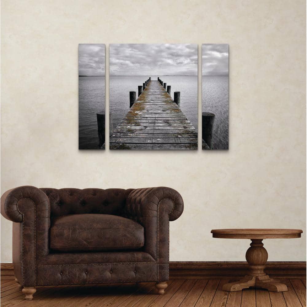 Trademark Fine Art SD Smart Destination 3 Piece Panel Set Art - 24''x32''