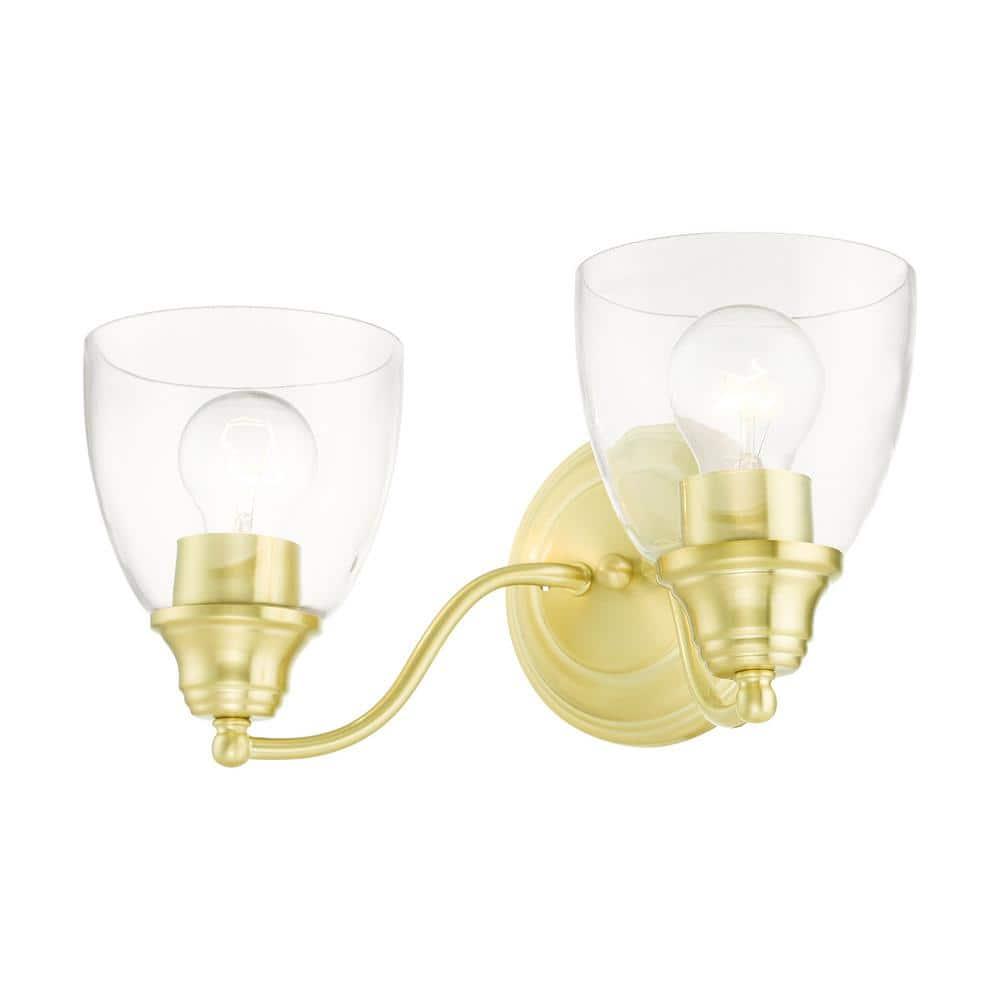 Livex Lighting Montgomery 2 - Light Vanity in  Satin Brass