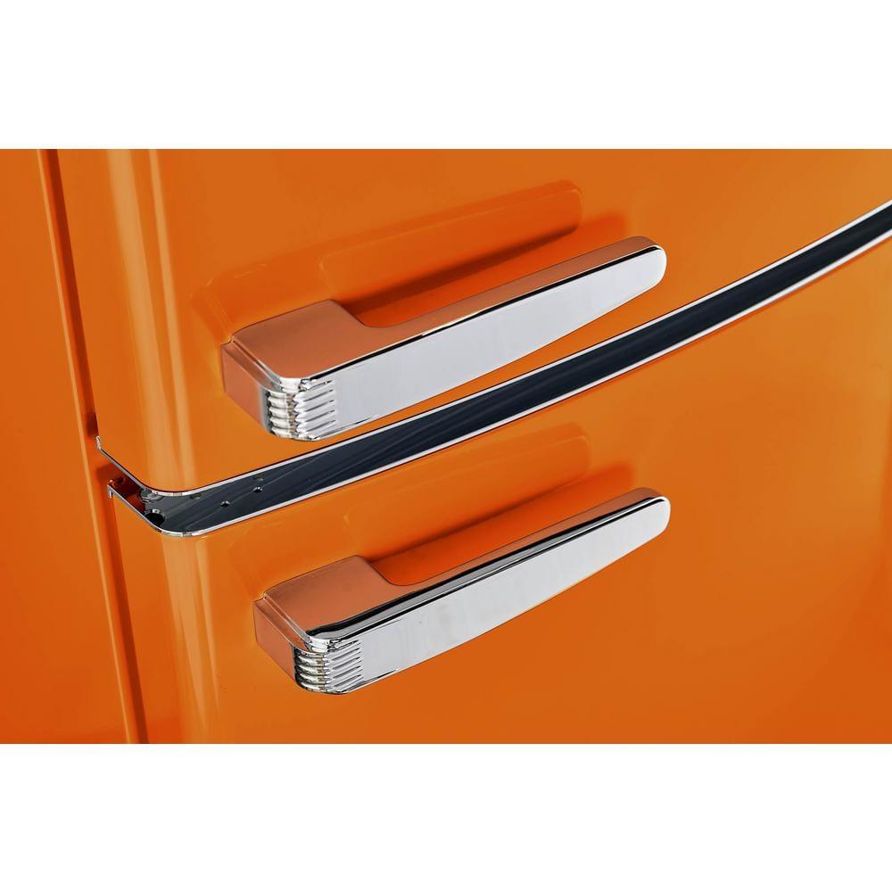 Unique Appliances Classic Retro 24 In 12 Cu.ft Bottom Mount Fridge Auto Defrost, Energy Star Certified, Counter Depth UGP-340L O AC