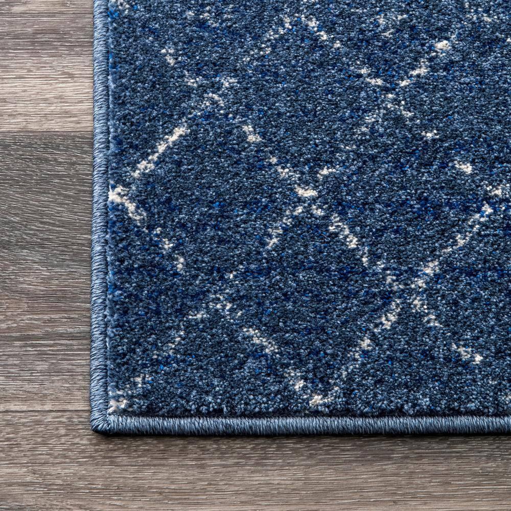 nuLOOM Moroccan Blythe Area Rug, Runner 2' 8" x 8', Dark Blue