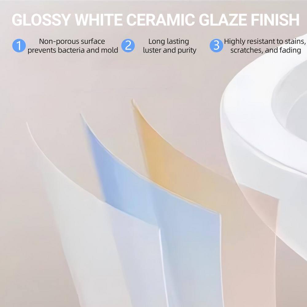 One-Piece Toilet, 1.1/1.60 GPF Water-Efficient Dual-Flush Elongated Comfort Height Floor Mounted, Standard-Size Toilet With Soft Closing Seat Included