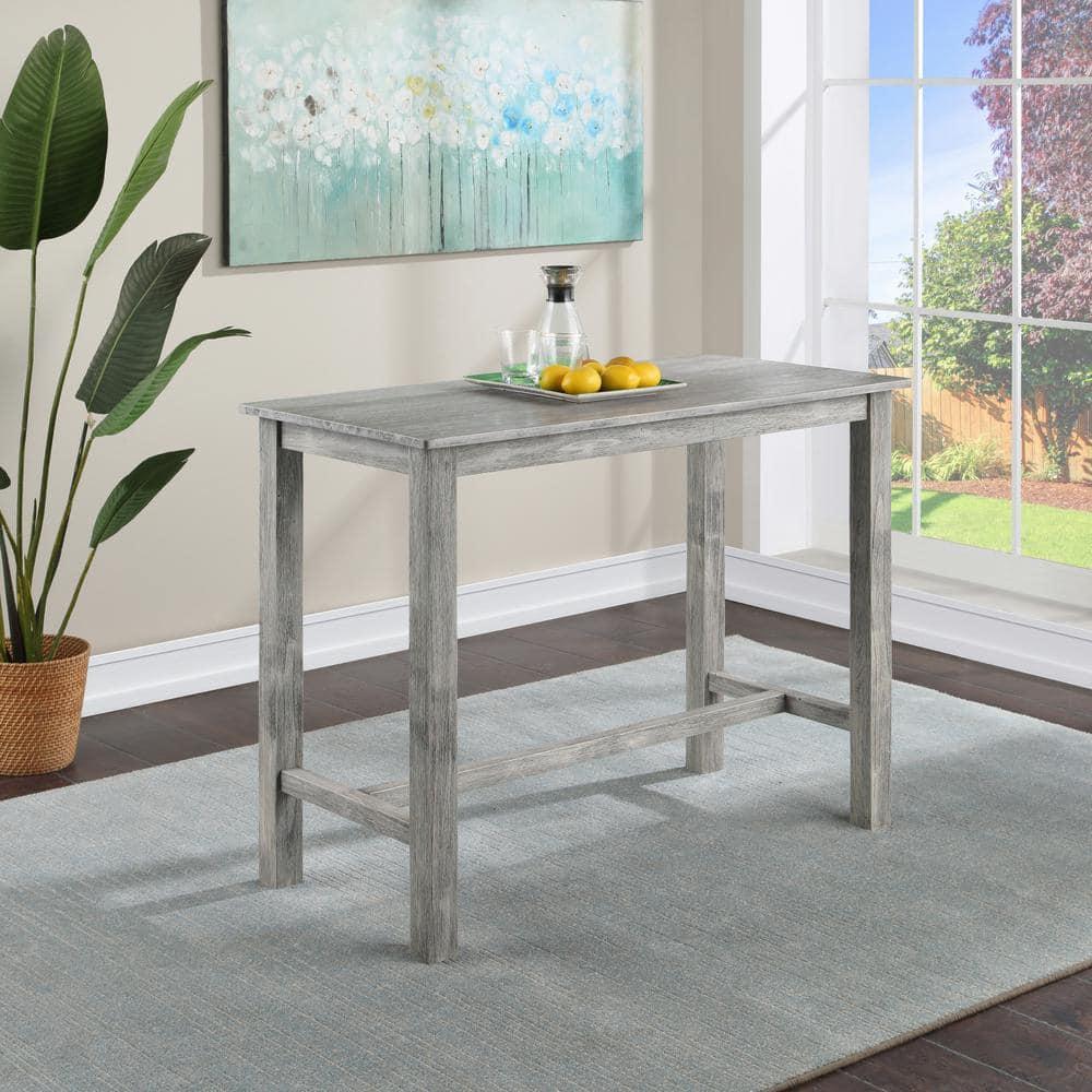 Sonoma Counter Height Pub Table Storm Gray - Boraam: 4-Seat Rectangle