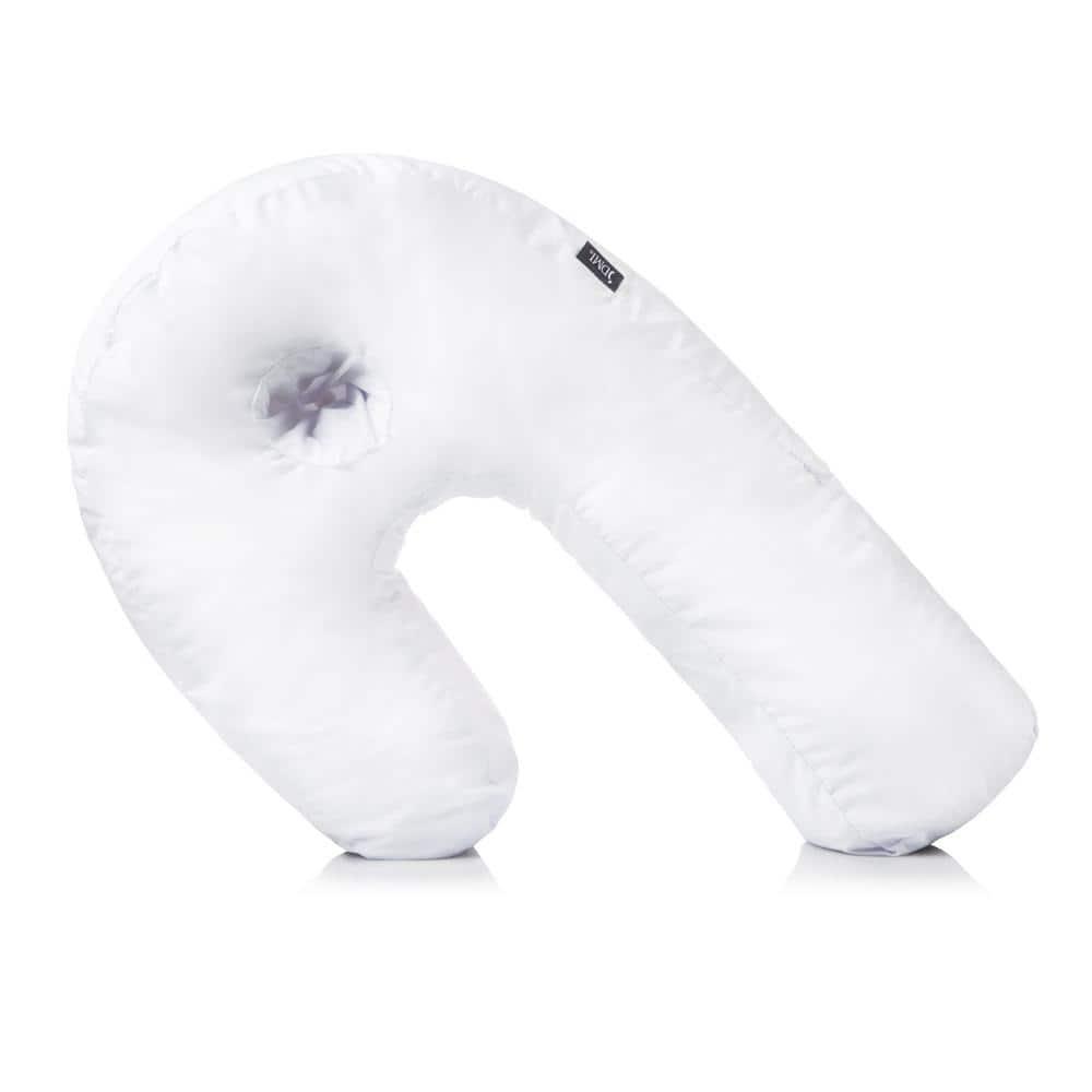 DMI Body Pillow, Side Sleeper Pillow and Pregnancy Pillow with Contoured Support for Neck, Back, Hip, Joint Pain and Sciatica Relief with Removable Washable Cover, Firm, Full Body Pillow
