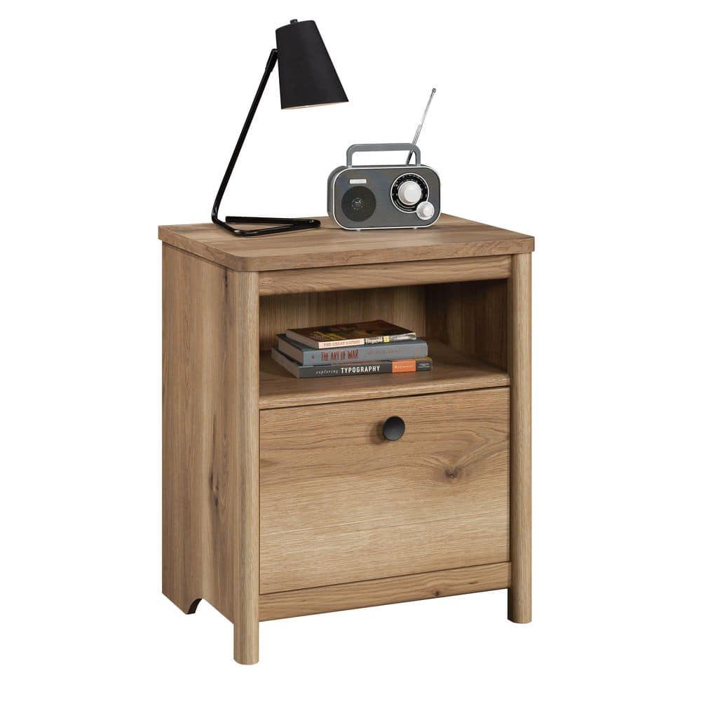 Jordan Wood Storage Nightstand
