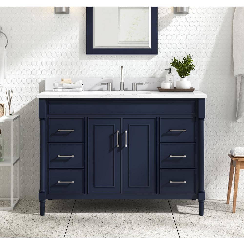 Avanity Bristol-V48 Bristol 48" Single Free Standing Vanity Cabinet Only - Blue