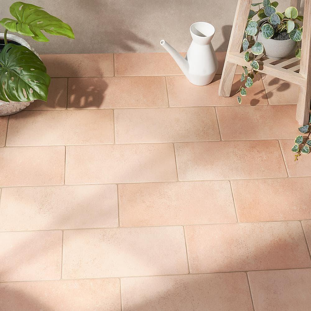 Kaleo 7.08 in. x 14.17 in. Matte Porcelain Terracotta Look Floor and Wall Tile(10.76 Sq. Ft. / Case)