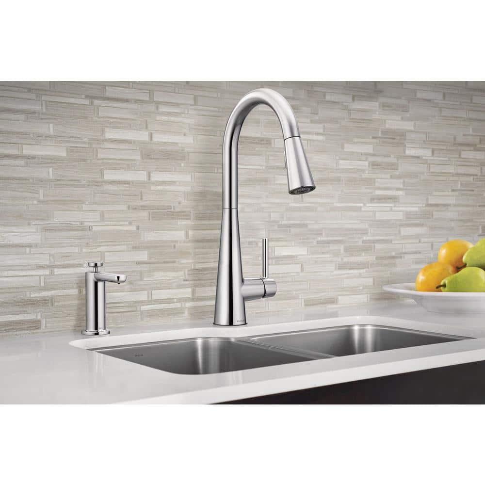 Moen Sleek Pull Down Single Handle Kitchen Faucet with Power Boost Technology and Duralock